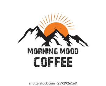Morning mood coffee start your day with the perfect brew with natural vibes coffee t shirt designs