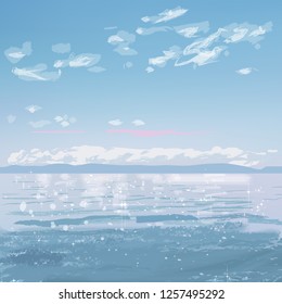 Morning ocean light