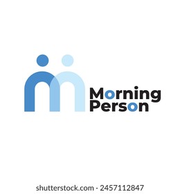 Morning Person Logo Brand Vector Editable
