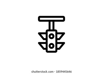Icono de rutina de la mañana - Luces de tráfico