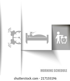 Morning schedule background
