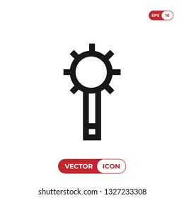 Morning star icon vector