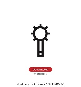 Morning star icon vector