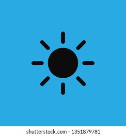 morning sun icon vector