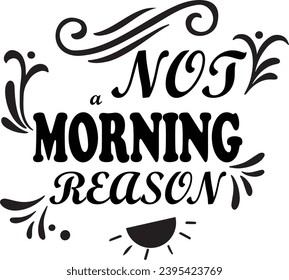 Morning T Shirt Design Template