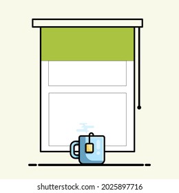 Morning Tea Icon Vector Art