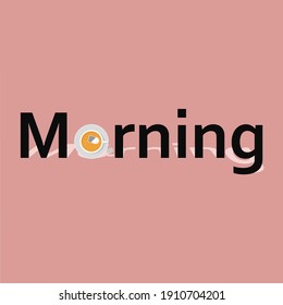 Gráficos vectoriales del logotipo de texto matutino