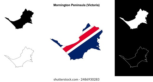 Mornington Peninsula (Victoria) Outline-Kartenset