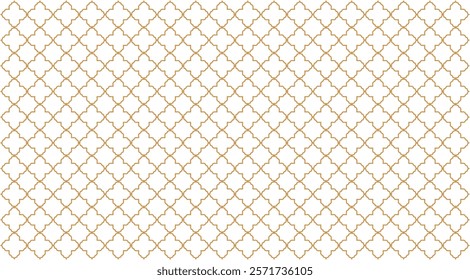 Moroccan or Arabian seamless pattern. geometric illustration for background or decoration. Islamic culture holiday events or education. Ramadan Kareem.