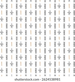 Marokkanische Berber Muster - Traditionelle geometrische nahtlose Vektordesign