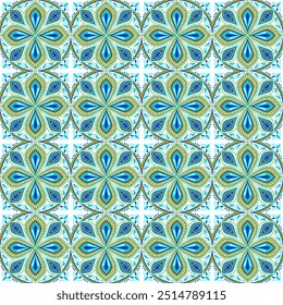 padrão de azulejos de cerâmica marroquina. Ornamento folclórico tradicional mediterrânico.