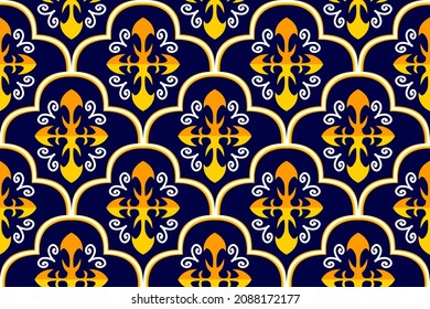 Diseño de patrones étnicos marroquíes. Moqueta de tela azteca mandala ornamental chevron decoración textil papel tapiz. Trípoli africana indígena indígena indígena indígena indígena de origen indígena bordado ilustraciones de fondo 