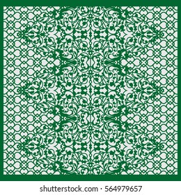 Moroccan floral geometric design pattern