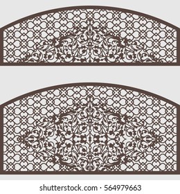 Moroccan floral geometric pattern