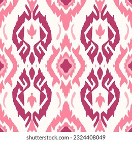 Moroccan ikat pattern ethnic beautiful background art. Folk embroidery textile fashion seamless pattern. Design for background, wallpaper, fabric, clothing, textile, carpet, batik, embroidery.