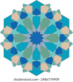 Moroccan mandala design illustration from adobe