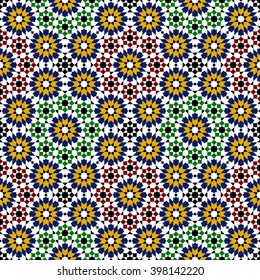 moroccan mosaic seamless