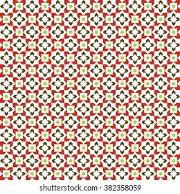 Moroccan Pattern. Mosaic Tiles. Islamic Ornaments. Seamless Vector Background