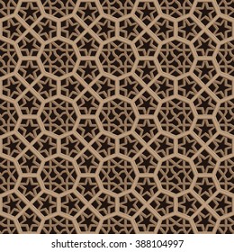 Moroccan Pattern. Mosaic Tiles. Islamic Ornaments. Seamless Vector Background