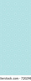 Moroccan pattern ornamental vector design blue. Set 1