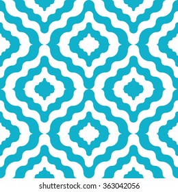 Moroccan  pattern seamless vector background tile
