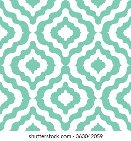 Moroccan  Pattern Seamless Vector Background Tile
