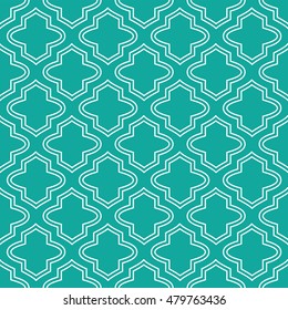 Moroccan Pattern Teal