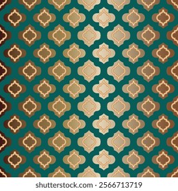 moroccan seamless background abstract geometric pattern traditional islamic lantern arabic mosaic elegant motif mosque window vector