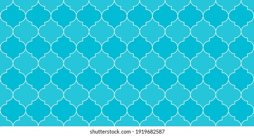 Moroccan Seamless Design Iranian Mosque Window Shape. Eid Mubarak Islam Illustration. Ramadan Traditional Golden Mosque Motif. Ramadan Kareem Islamic Background. Moroccan Seamless Mosaic Texture.
