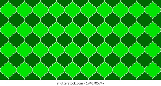 Moroccan Seamless Mosaic Design. Iranian Mosque Window Tile. Ramadan Kareem Islamic Decoration. Moroccan Seamless Pattern Ramadan Traditional Mosque Golden Motif. Eid Mubarak Islam Illustration.