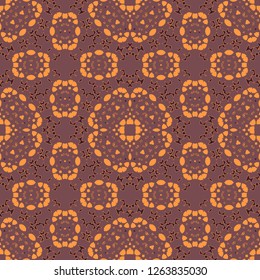 Moroccan seamless pattern. It combines Moorish, Arabic and a mix of Berber styles. Palette "Times Changing".