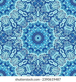 Moroccan seamless pattern ethnic design. Cramic tile ornament repeat square motif. Beautiful color textile print. Creative texture patchwork seamless pattern. Vector ornament shawl fabric print.