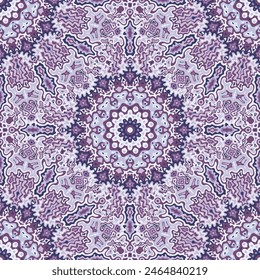 Moroccan seamless pattern ethnic design. Kitchen tile ornament repeat square motif. Brocade abstract textile print. Creative texture ethnic seamless pattern. Vector ornament shawl fabric print.