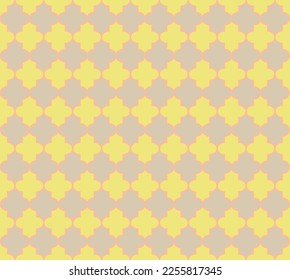 Moroccan Seamless Pattern. Persian Mubarak Mosaic. 1001 Night Arabesque. Traditional Islamic Lantern Ornament. Tender Moroccan Seamless Pattern. Mosque Window Pattern. Ramadan Kareem Noble Design.