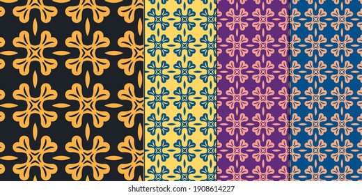 Red and blue seamless pattern Royalty Free Stock SVG Vector and Clip Art