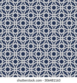 Moroccan stars seamless pattern.
