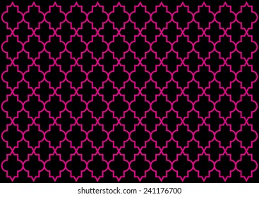 Moroccan Style Pattern. Vector