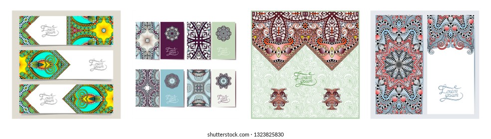 Moroccan template with place for your text, you can be used for invitation card, postcard, web design, decoration for bag, clothes, fabric design, book cover, vector illustration