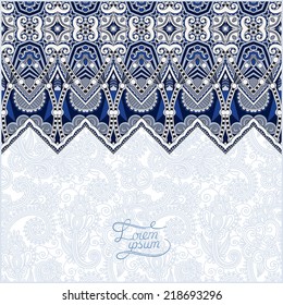 moroccan template with place for your text, you can be used for invitation card, postcard, web design, decoration for bag, clothes, fabric design, book cover, vector illustration