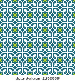 Moroccan tile seamless pattern design