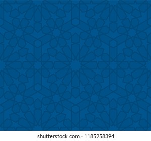 moroccan tile seamless patterns background vector eps 10