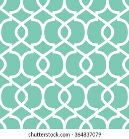 Moroccan trellis pattern seamless vector background tile
