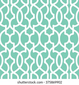 Moroccan trellis pattern seamless vector background tile
