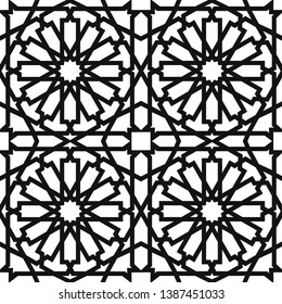 Moroccan Zellige pattern - Islamic ornament 