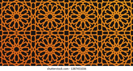 Moroccan Zellige pattern - Islamic ornament 