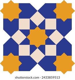 Moroccan zellij art design, Fez