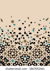 Morocco abstract tiles vector art