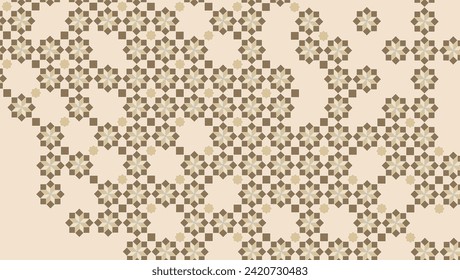 Morocco Background design. Islamic Mosaic Abstract Background.