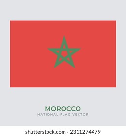 diseño de marca marruecos, bandera nacional de morocco vector design file format eps