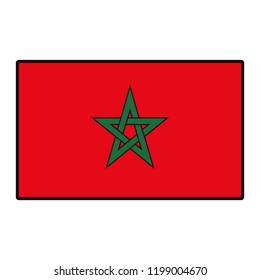 Morocco flag emblem